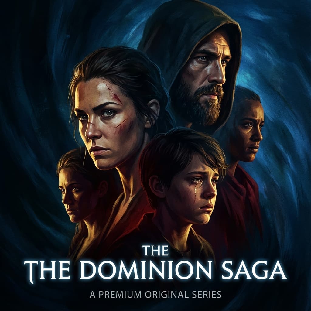 بوستر مسلسل درامي قصير (Nova Saga) يظهر شخصيات واقعية